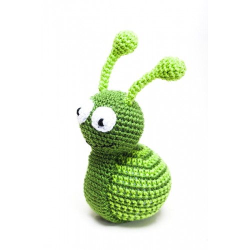 Chrocheted Snail Toy