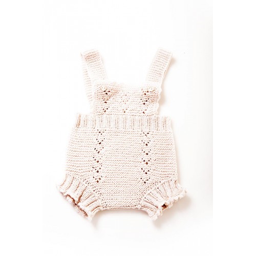 Fanny et Leon Pearl Knitted Romper