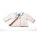 Fanny et Leon White Knitted Jacket with Ties Fanny et Leon White Knitted Jacket with Ties
