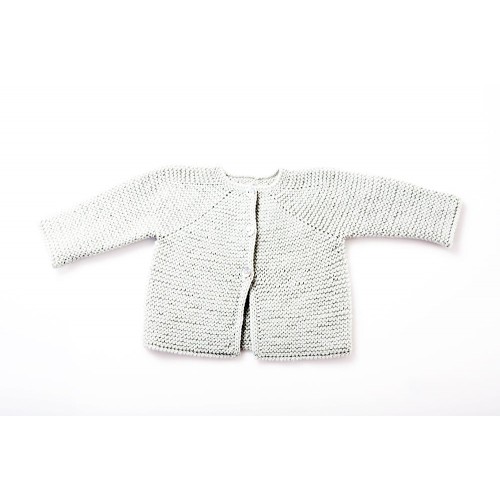 Fanny et Leon White Knitted Jacket
