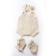 Fanny et Leon Cream Baby's First Knitted Set