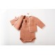 Fanny et Leon Coral Knitted Set