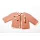 Fanny et Leon Coral Knitted  Jacket with Ties
