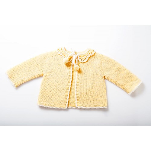 Fanny et Leon Yellow Knitted Jacket