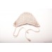 Fanny et Leon Organic Cashwool Hat with Ties Pearl