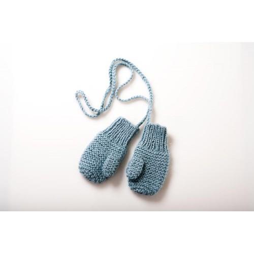 Fanny et Leon Mittens Blue