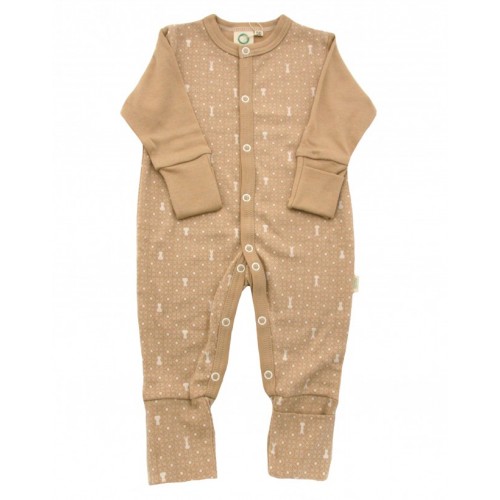 Sleepsuit with front snaps