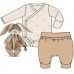 Baby gift set with bunny comforter